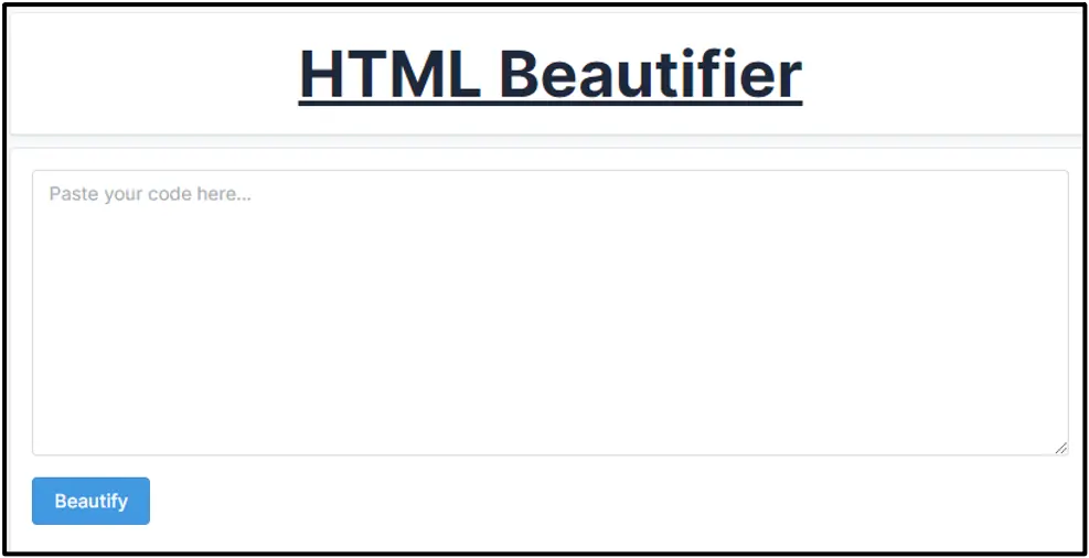 HTML Indenter